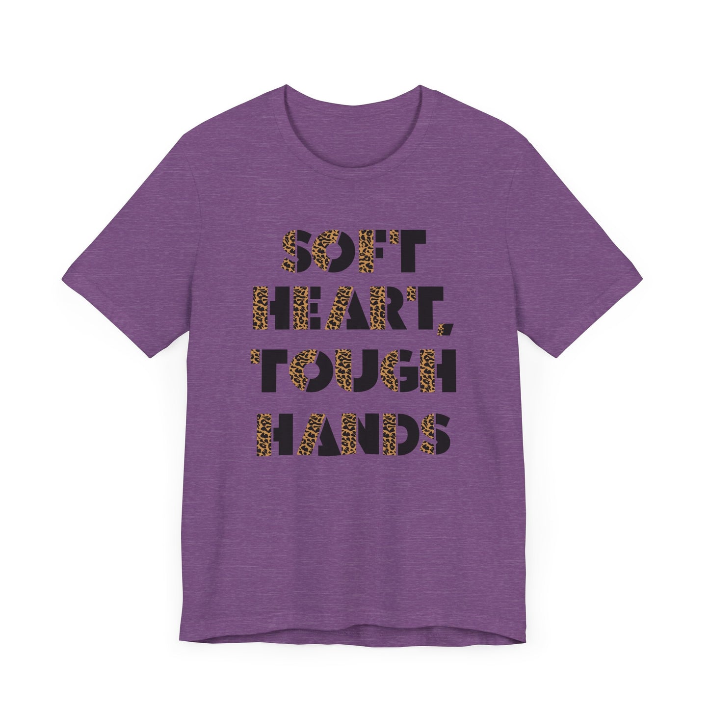 "Soft Heart, Tough Hands" Unisex Jersey Tee | Western Shirt | Country Girl Tee | Rustic Graphic Tee | Free Spirit Apparel | Outdoor Lifestyle Tee | Vintage Country Shirt | Softstyle Unisex Tee | Faith-Based Country Girl Tee | Rustic Christian Shirt