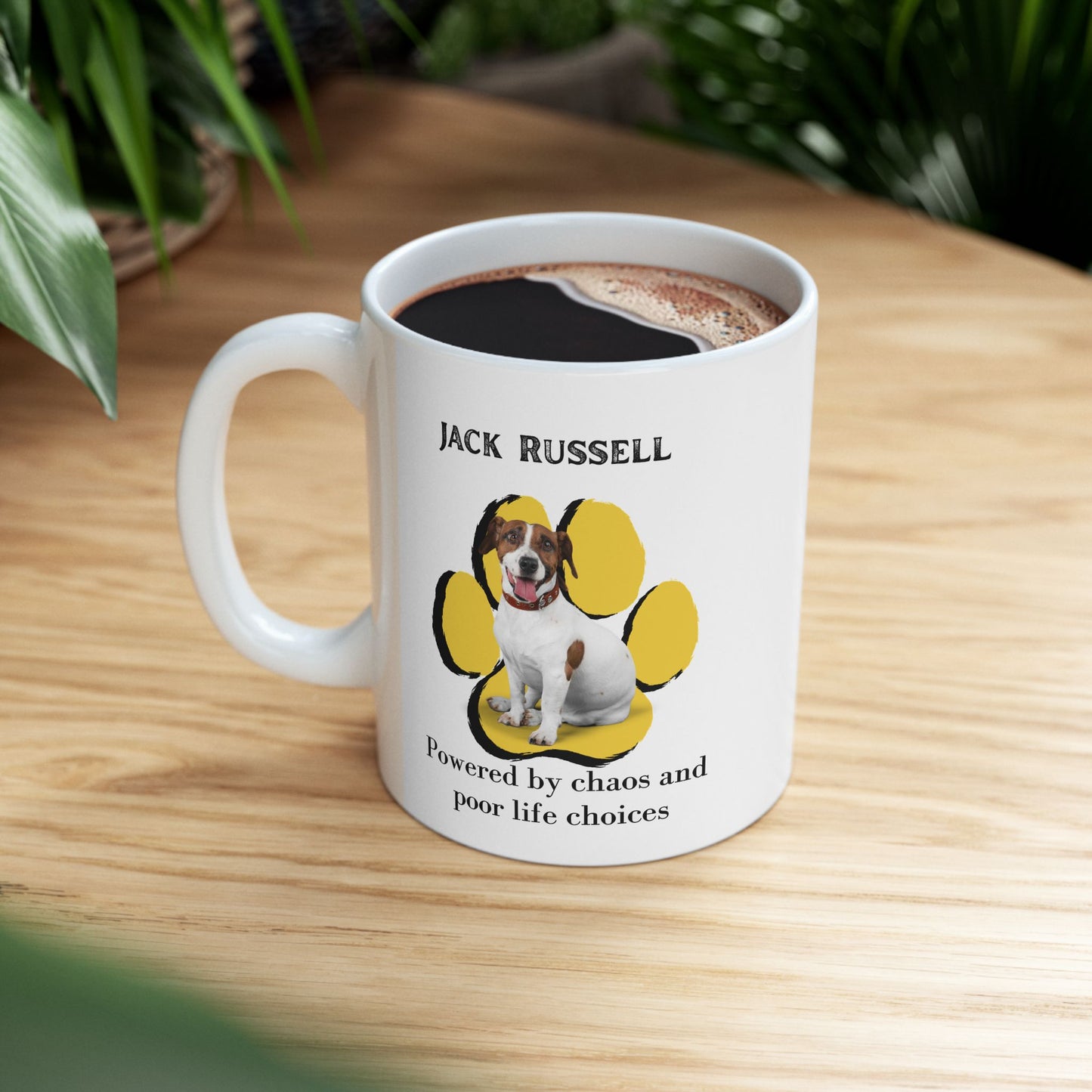 Jack Russell Powered By Chaos- Mug