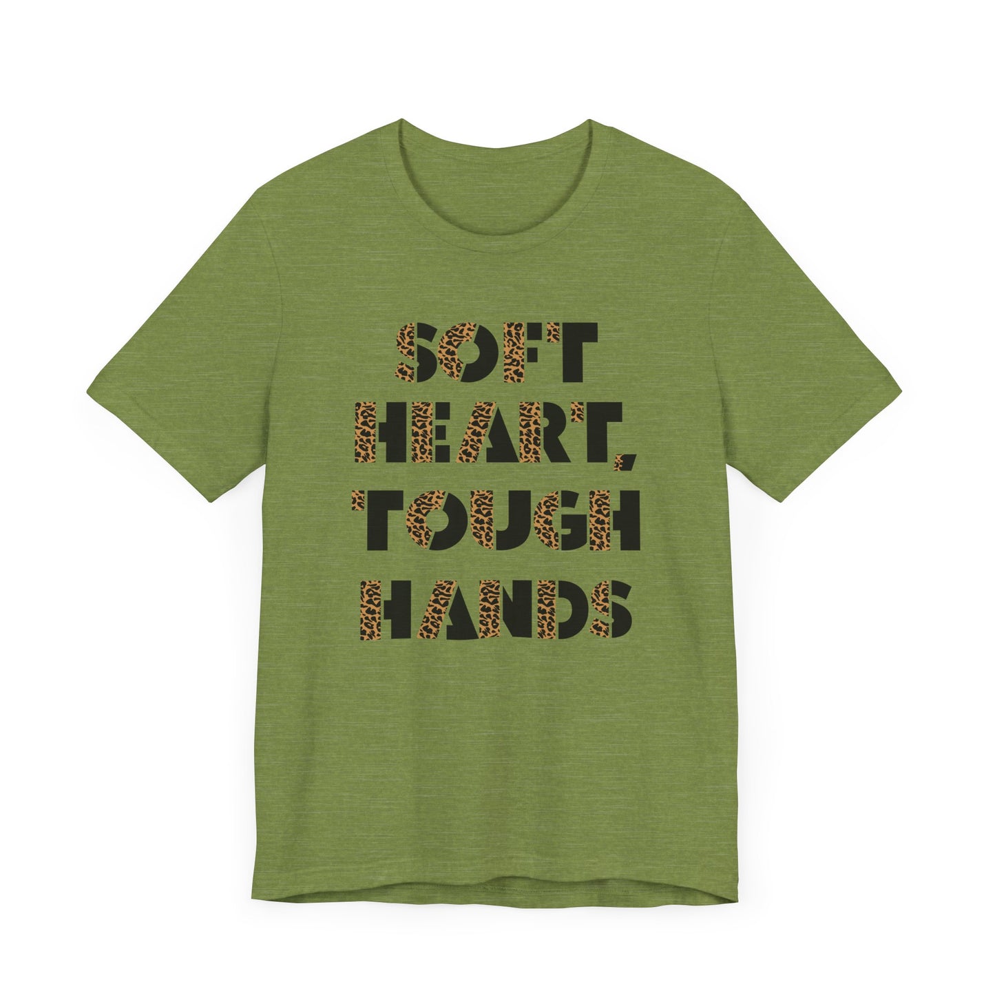 "Soft Heart, Tough Hands" Unisex Jersey Tee | Western Shirt | Country Girl Tee | Rustic Graphic Tee | Free Spirit Apparel | Outdoor Lifestyle Tee | Vintage Country Shirt | Softstyle Unisex Tee | Faith-Based Country Girl Tee | Rustic Christian Shirt