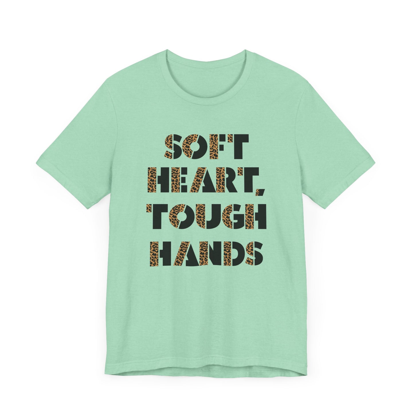 "Soft Heart, Tough Hands" Unisex Jersey Tee | Western Shirt | Country Girl Tee | Rustic Graphic Tee | Free Spirit Apparel | Outdoor Lifestyle Tee | Vintage Country Shirt | Softstyle Unisex Tee | Faith-Based Country Girl Tee | Rustic Christian Shirt