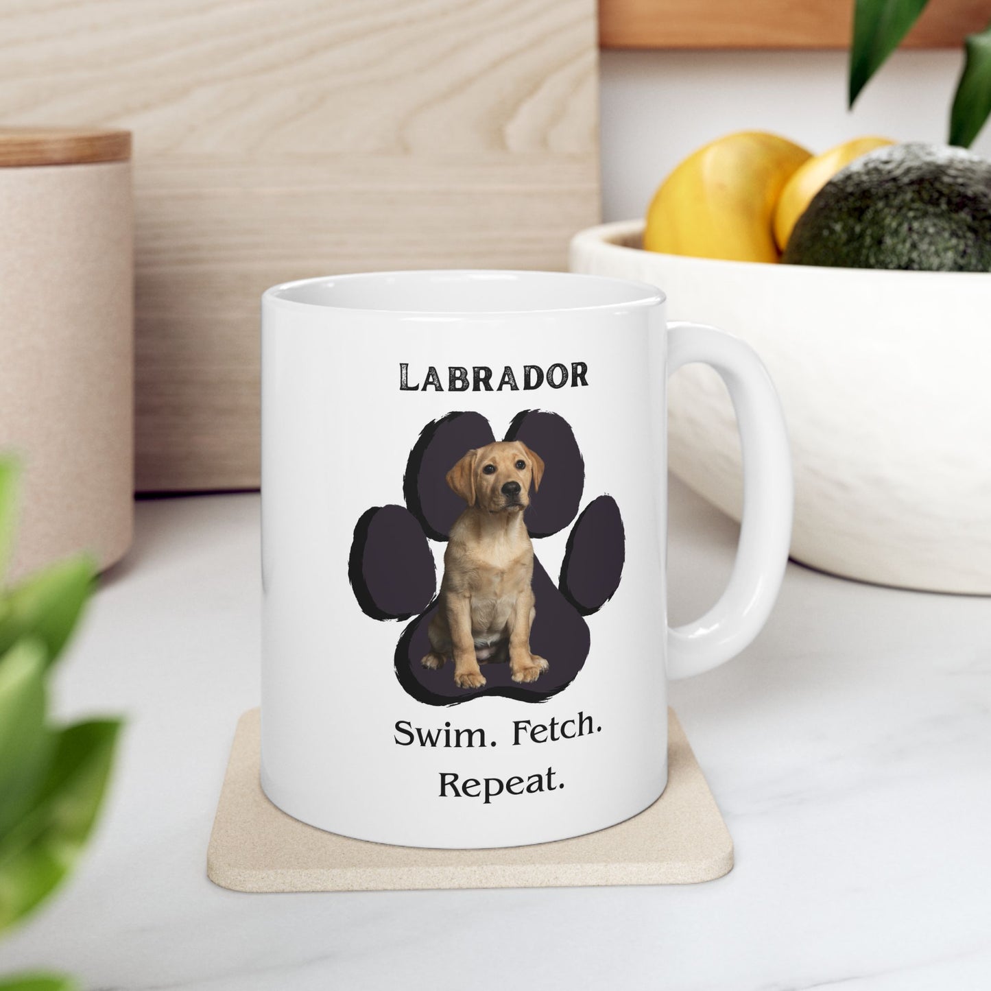 Labrador Swim. Fetch. Repeat- Mug