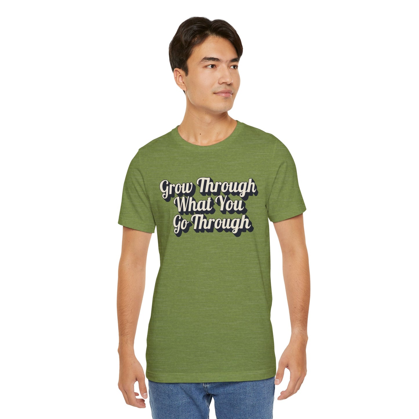 "Grow Through What You Go Through" Western Shirt | Country Girl Tee | Rustic Graphic Tee | Free Spirit Apparel | Outdoor Lifestyle Tee | Vintage Country Shirt | Softstyle Unisex Tee | Faith-Based Country Girl Tee | Rustic Christian Shirt