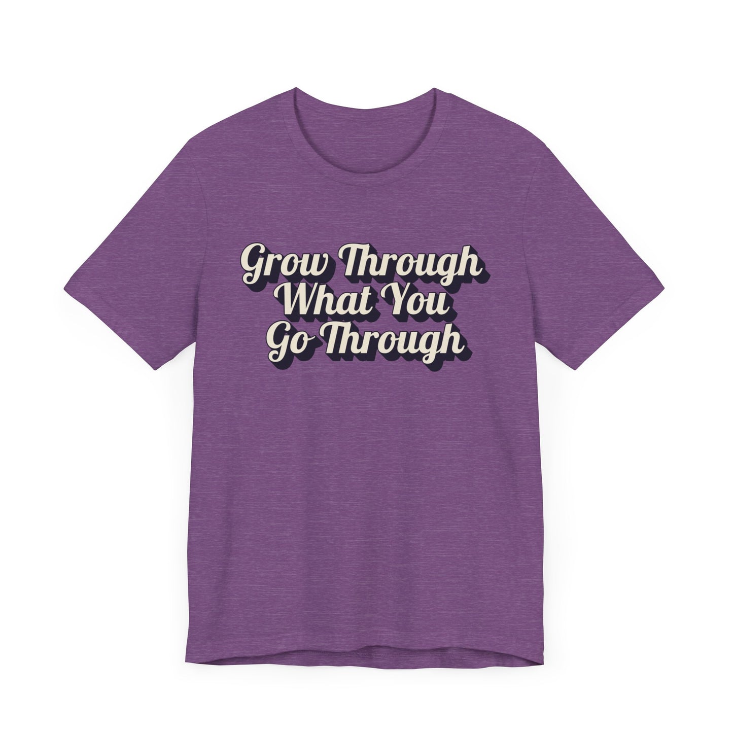 "Grow Through What You Go Through" Western Shirt | Country Girl Tee | Rustic Graphic Tee | Free Spirit Apparel | Outdoor Lifestyle Tee | Vintage Country Shirt | Softstyle Unisex Tee | Faith-Based Country Girl Tee | Rustic Christian Shirt