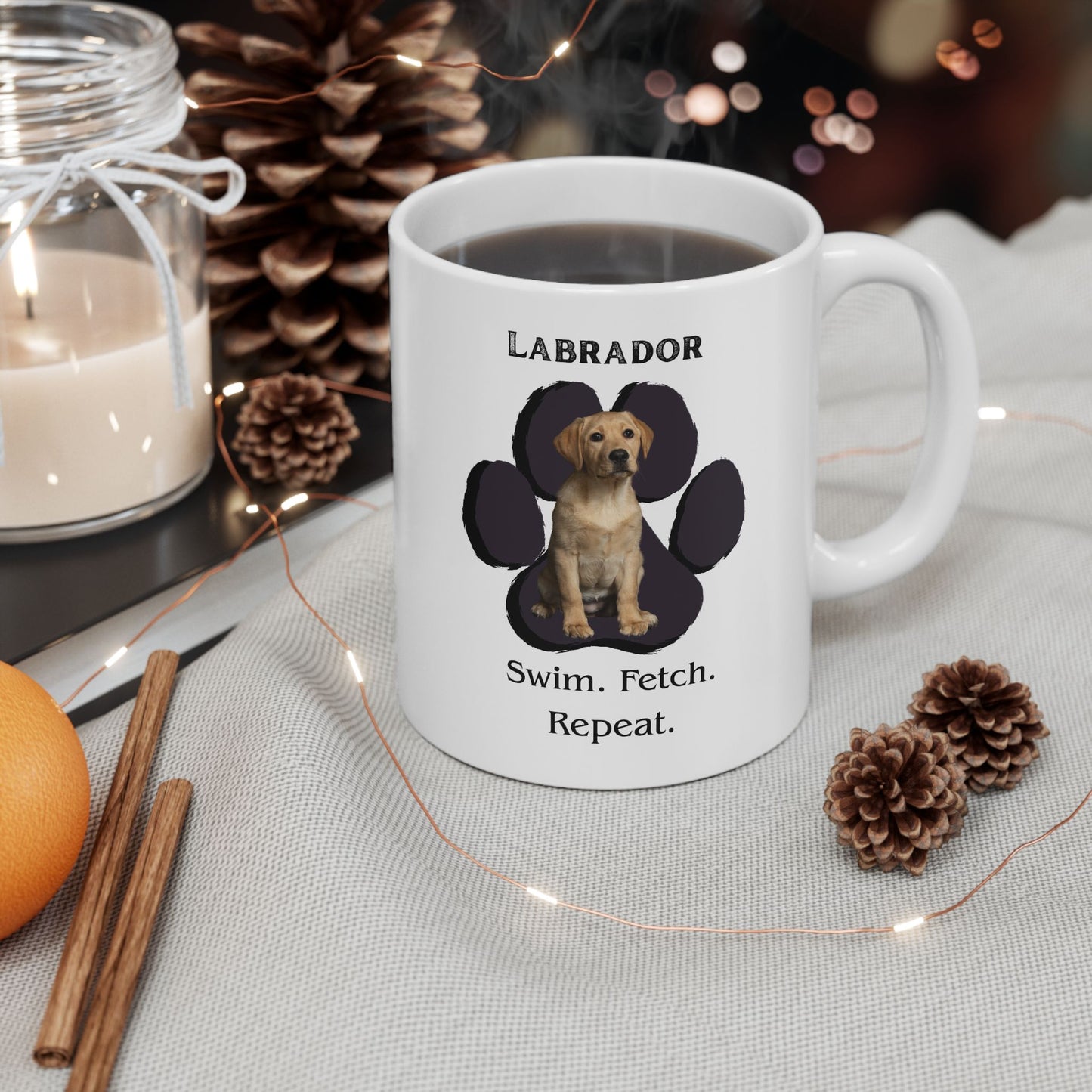 Labrador Swim. Fetch. Repeat- Mug