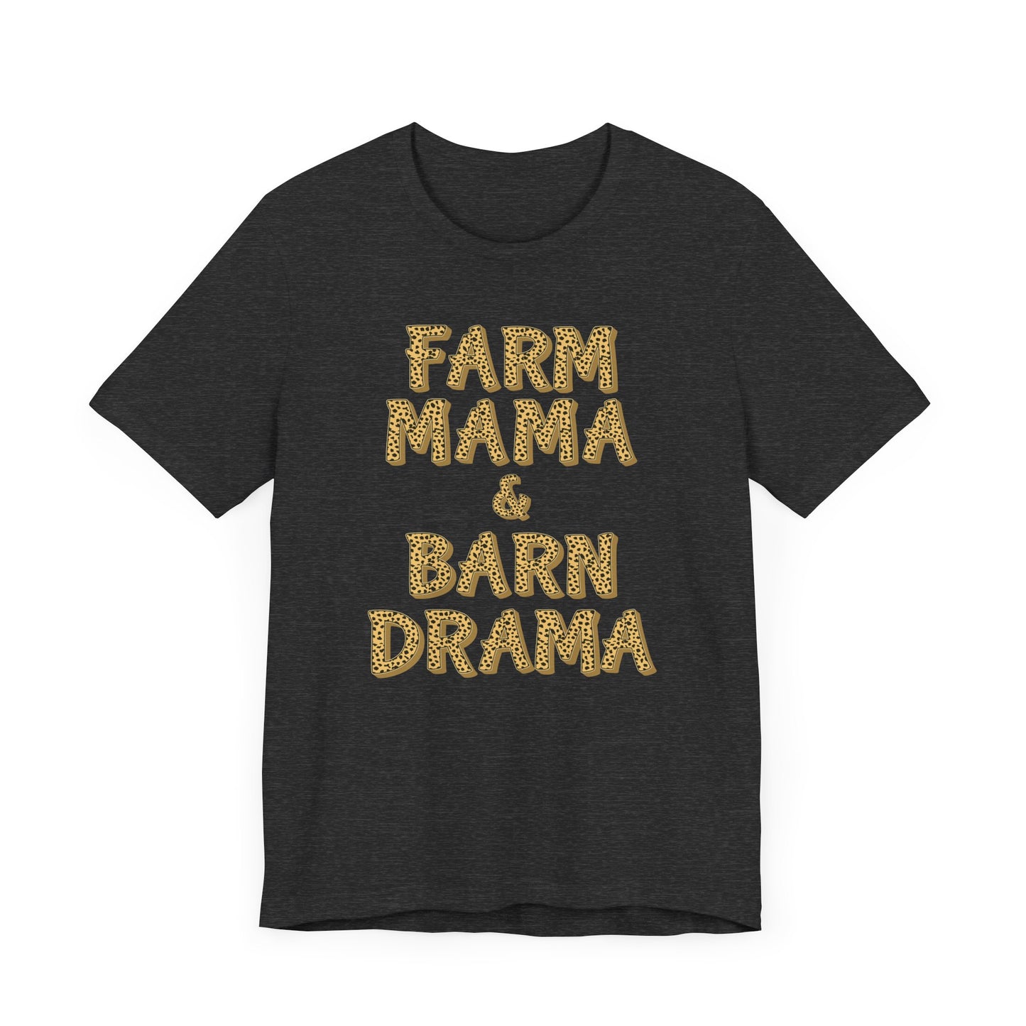 "Farm Mama & Barn Drama" Unisex Jersey Tee | Western Shirt | Country Girl Tee | Rustic Graphic Tee | Free Spirit Apparel | Outdoor Lifestyle Tee | Vintage Country Shirt | Softstyle Unisex Tee