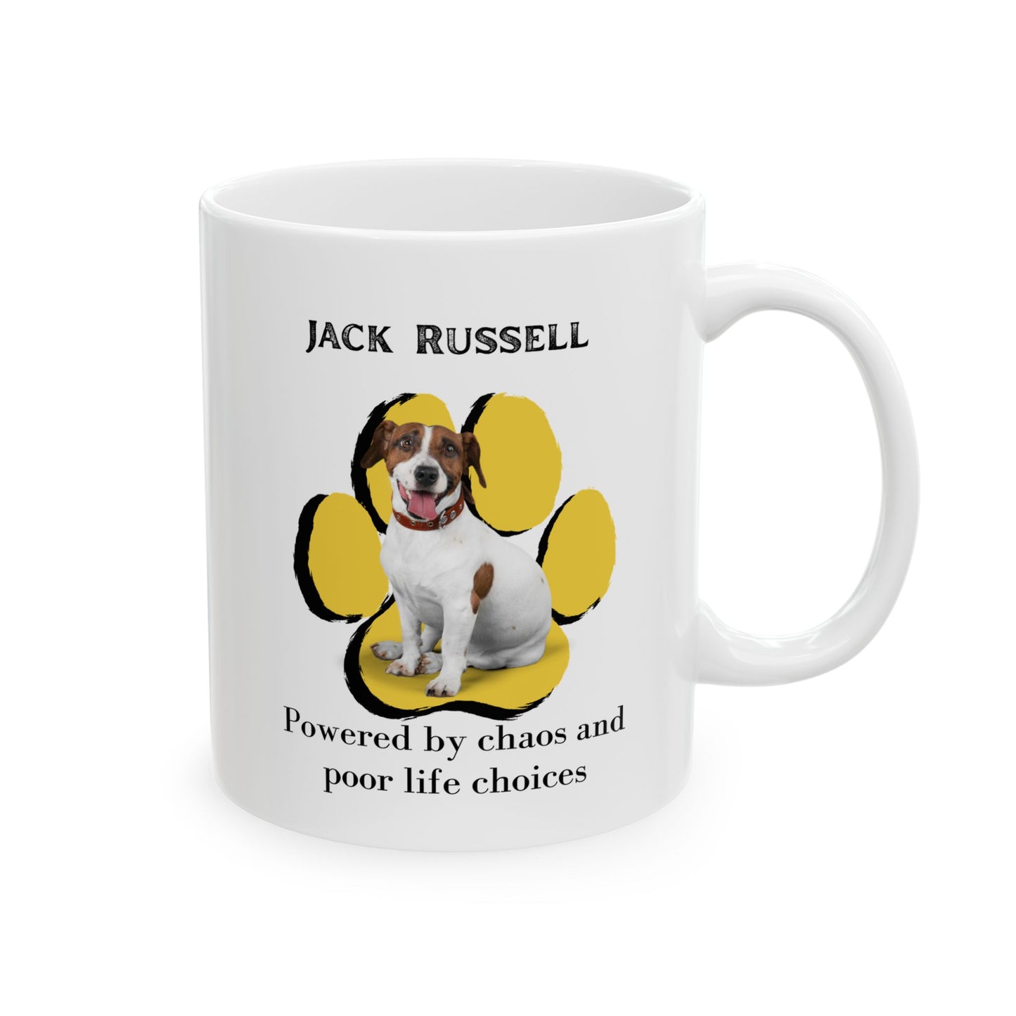 Jack Russell Powered By Chaos- Mug