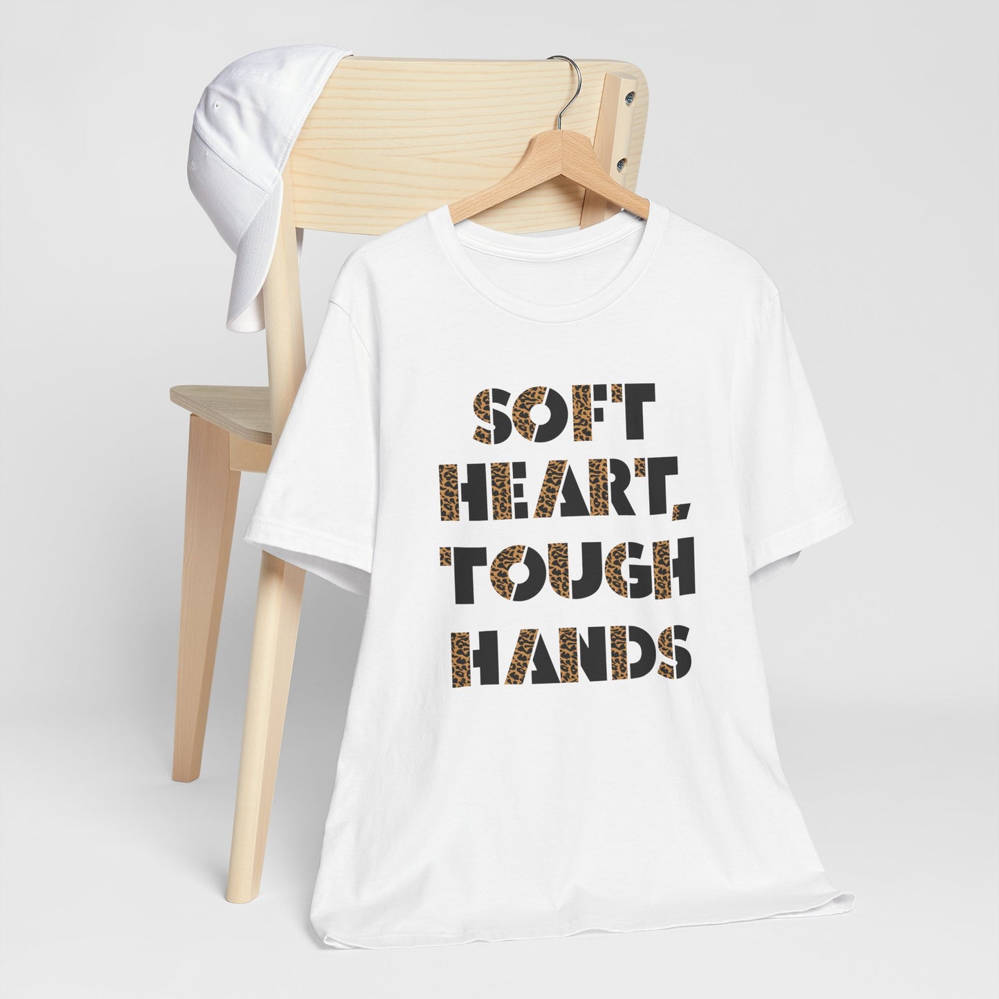 "Soft Heart, Tough Hands" Unisex Jersey Tee | Western Shirt | Country Girl Tee | Rustic Graphic Tee | Free Spirit Apparel | Outdoor Lifestyle Tee | Vintage Country Shirt | Softstyle Unisex Tee | Faith-Based Country Girl Tee | Rustic Christian Shirt