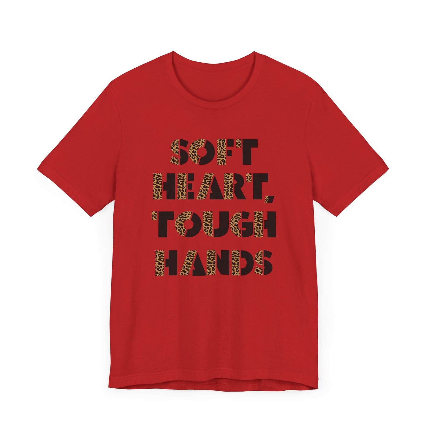 "Soft Heart, Tough Hands" Unisex Jersey Tee | Western Shirt | Country Girl Tee | Rustic Graphic Tee | Free Spirit Apparel | Outdoor Lifestyle Tee | Vintage Country Shirt | Softstyle Unisex Tee | Faith-Based Country Girl Tee | Rustic Christian Shirt