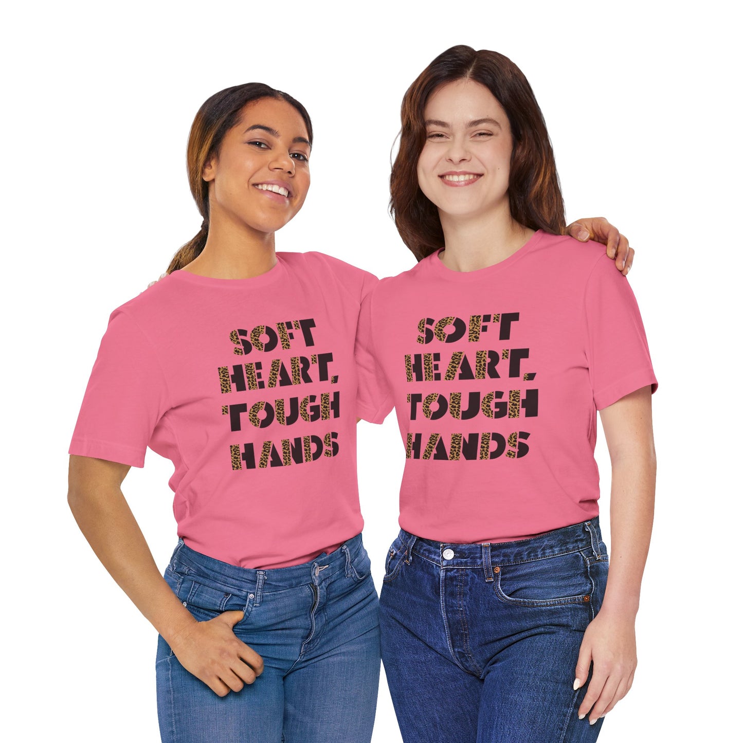 "Soft Heart, Tough Hands" Unisex Jersey Tee | Western Shirt | Country Girl Tee | Rustic Graphic Tee | Free Spirit Apparel | Outdoor Lifestyle Tee | Vintage Country Shirt | Softstyle Unisex Tee | Faith-Based Country Girl Tee | Rustic Christian Shirt