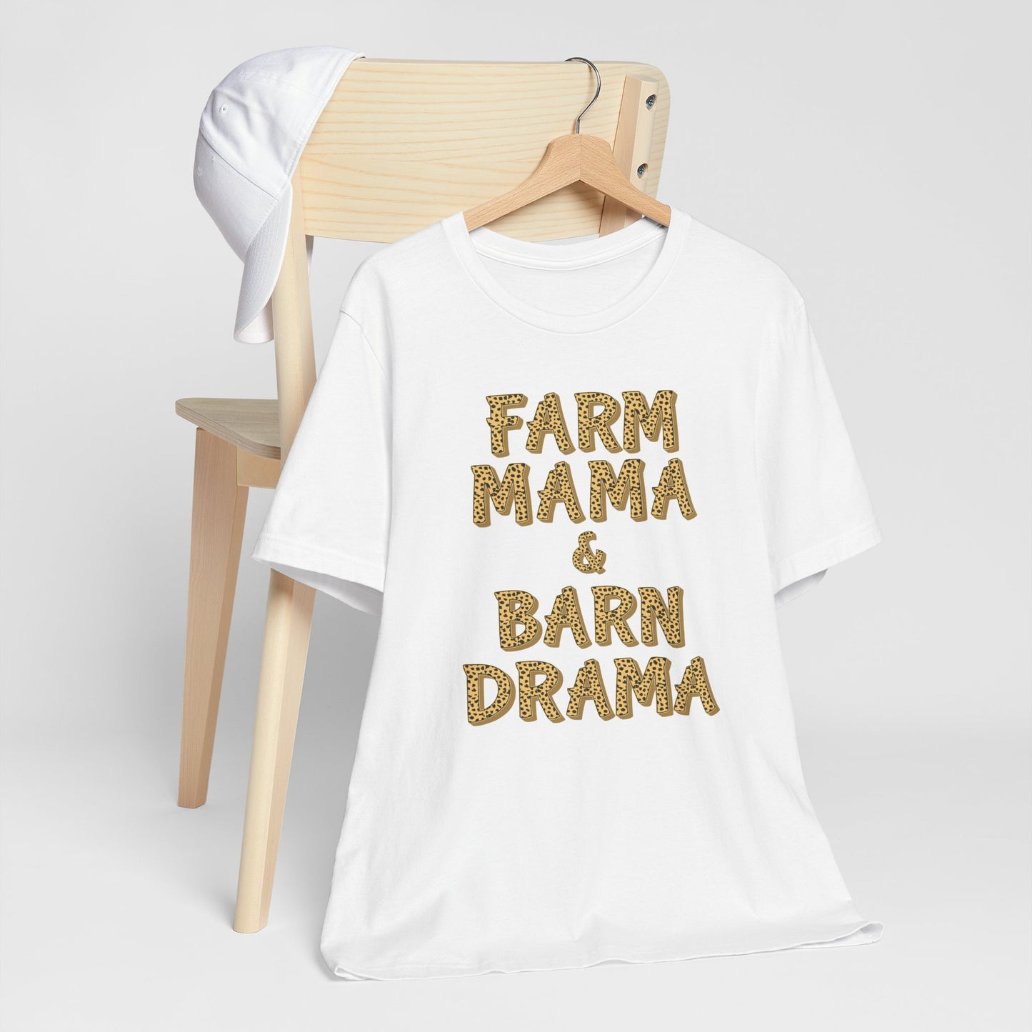 "Farm Mama & Barn Drama" Unisex Jersey Tee | Western Shirt | Country Girl Tee | Rustic Graphic Tee | Free Spirit Apparel | Outdoor Lifestyle Tee | Vintage Country Shirt | Softstyle Unisex Tee