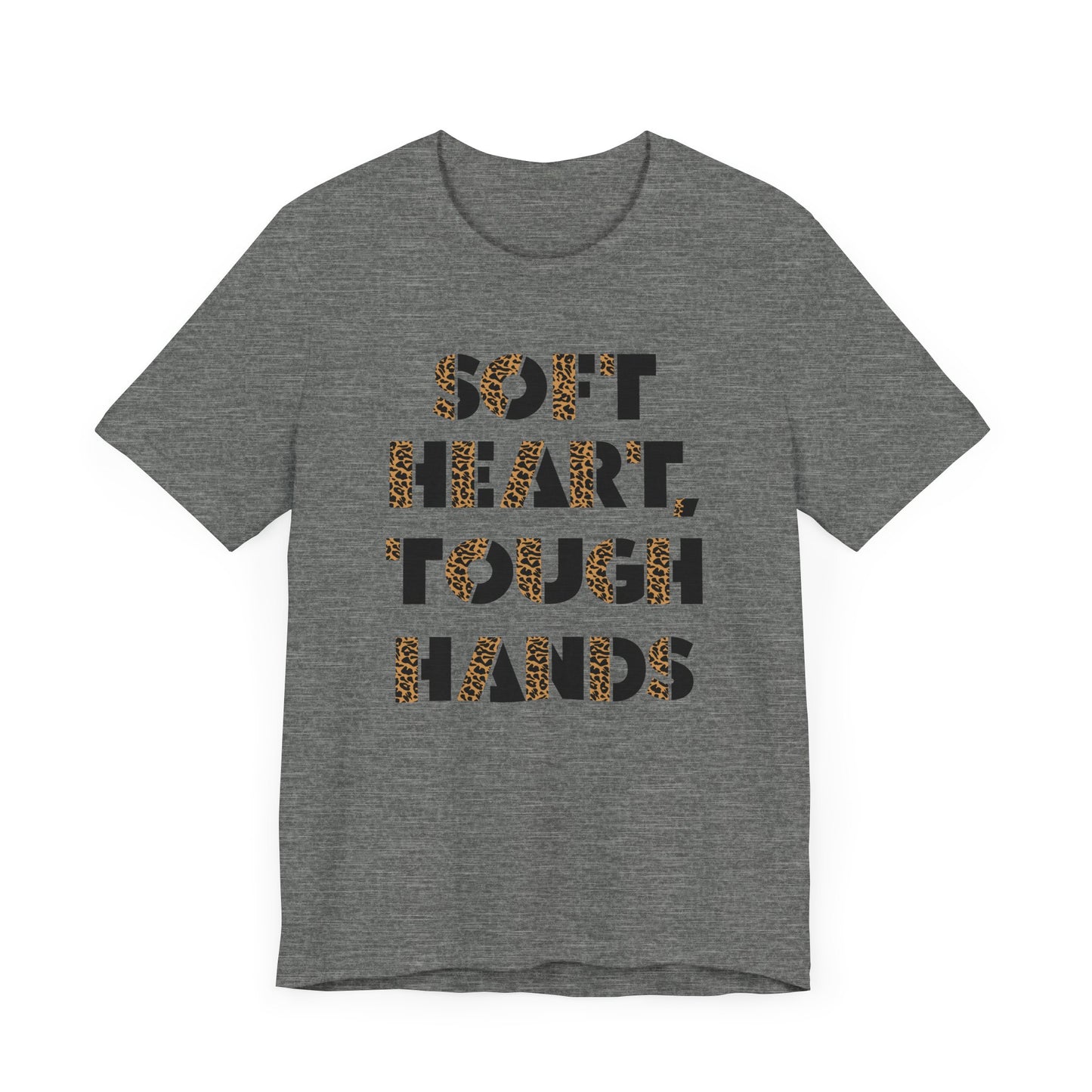 "Soft Heart, Tough Hands" Unisex Jersey Tee | Western Shirt | Country Girl Tee | Rustic Graphic Tee | Free Spirit Apparel | Outdoor Lifestyle Tee | Vintage Country Shirt | Softstyle Unisex Tee | Faith-Based Country Girl Tee | Rustic Christian Shirt