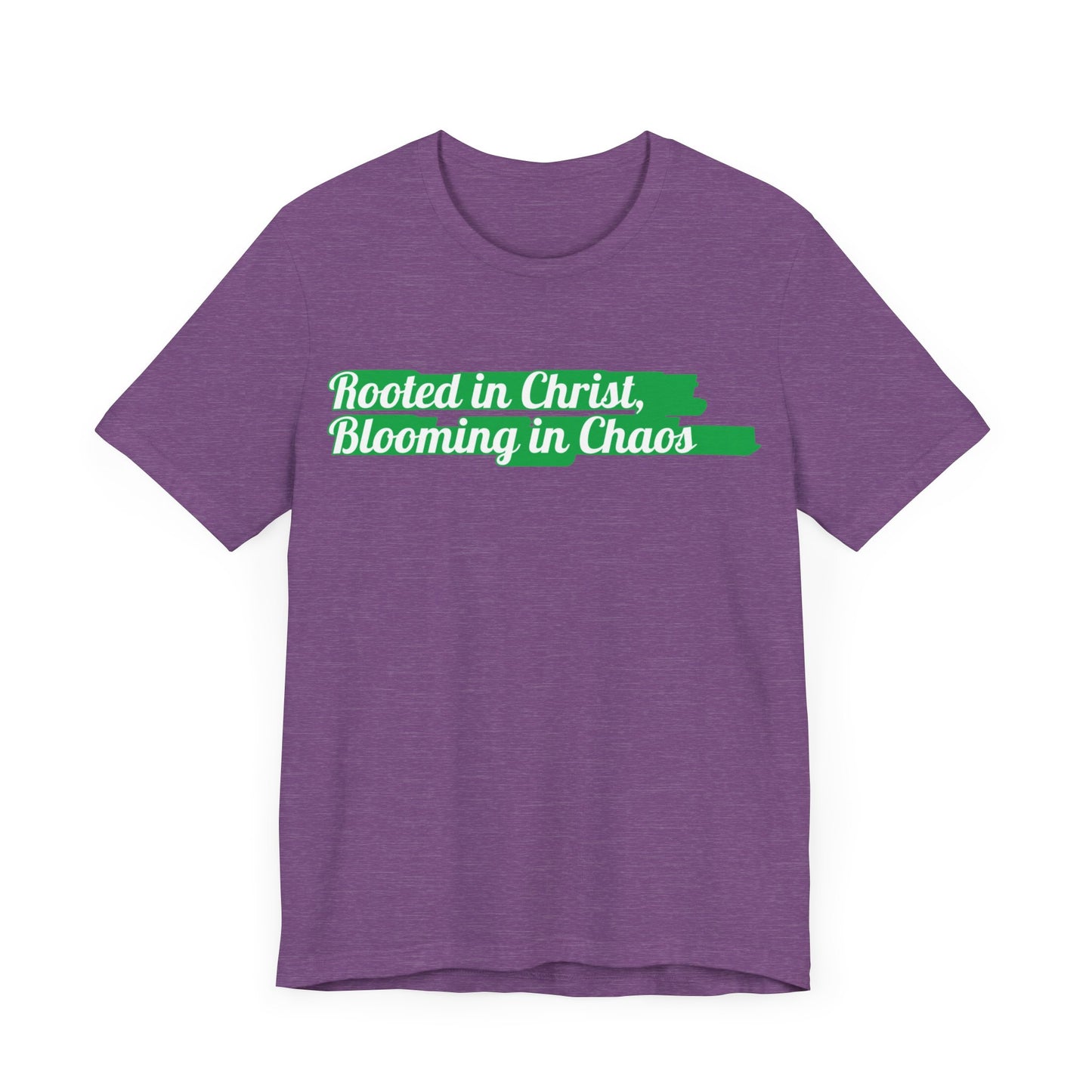 "Rooted In Christ, Blooming In Chaos" Western Shirt | Country Girl Tee | Rustic Graphic Tee | Free Spirit Apparel | Outdoor Lifestyle Tee | Vintage Country Shirt | Softstyle Unisex Tee | Faith-Based Country Girl Tee | Rustic Christian Shirt