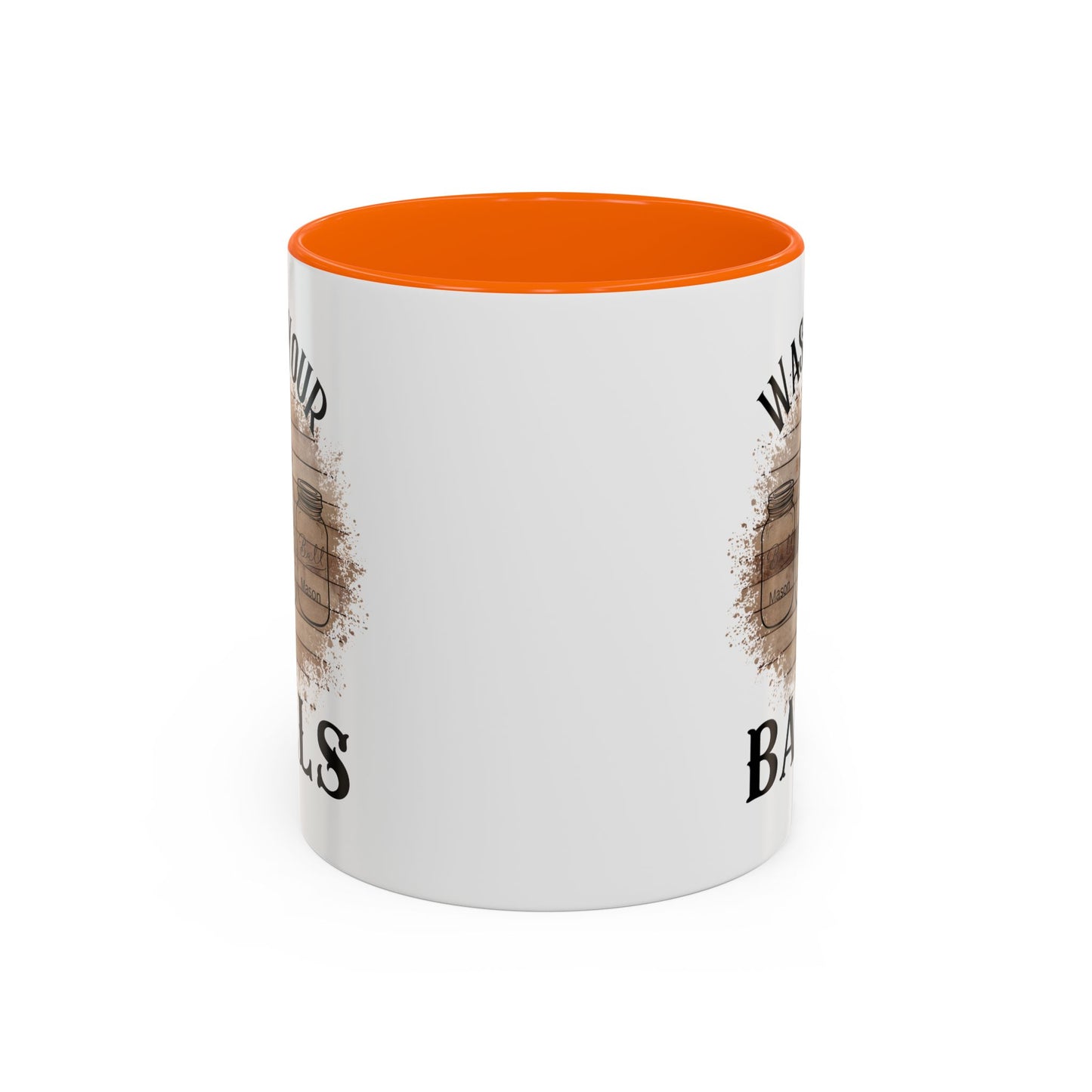 "Wash Your Balls" Wood, Humorous Coffee Mug for Outdoor Lovers, Funny Gift, Wash Your Balls Mug, Coffee Lover Gift, Unique Kitchenware