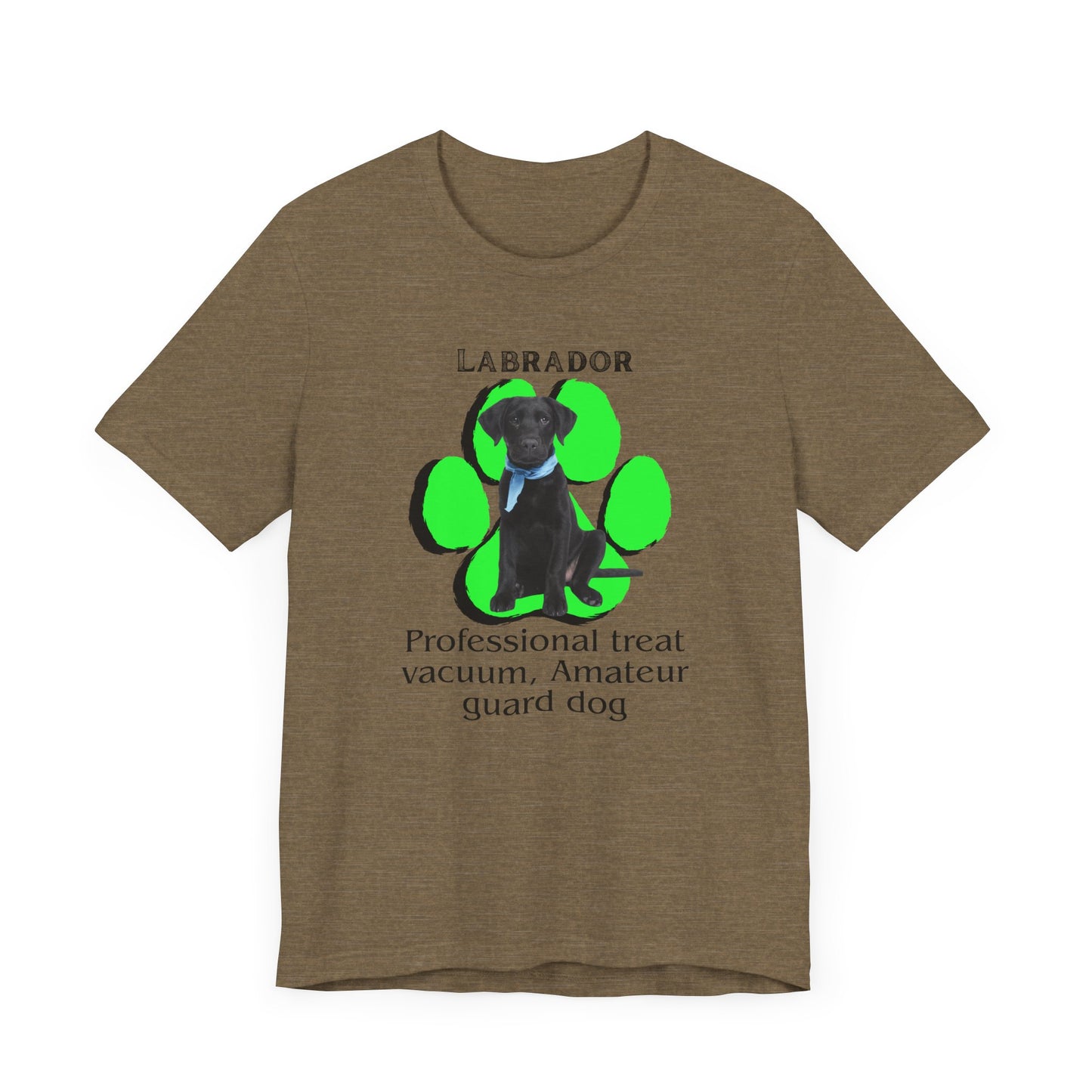 Funny Labrador Dog Tee - 'Professional Treat Vacuum' Humor T-Shirt | Dog Lover T-Shirt | Gift for Pet Owners