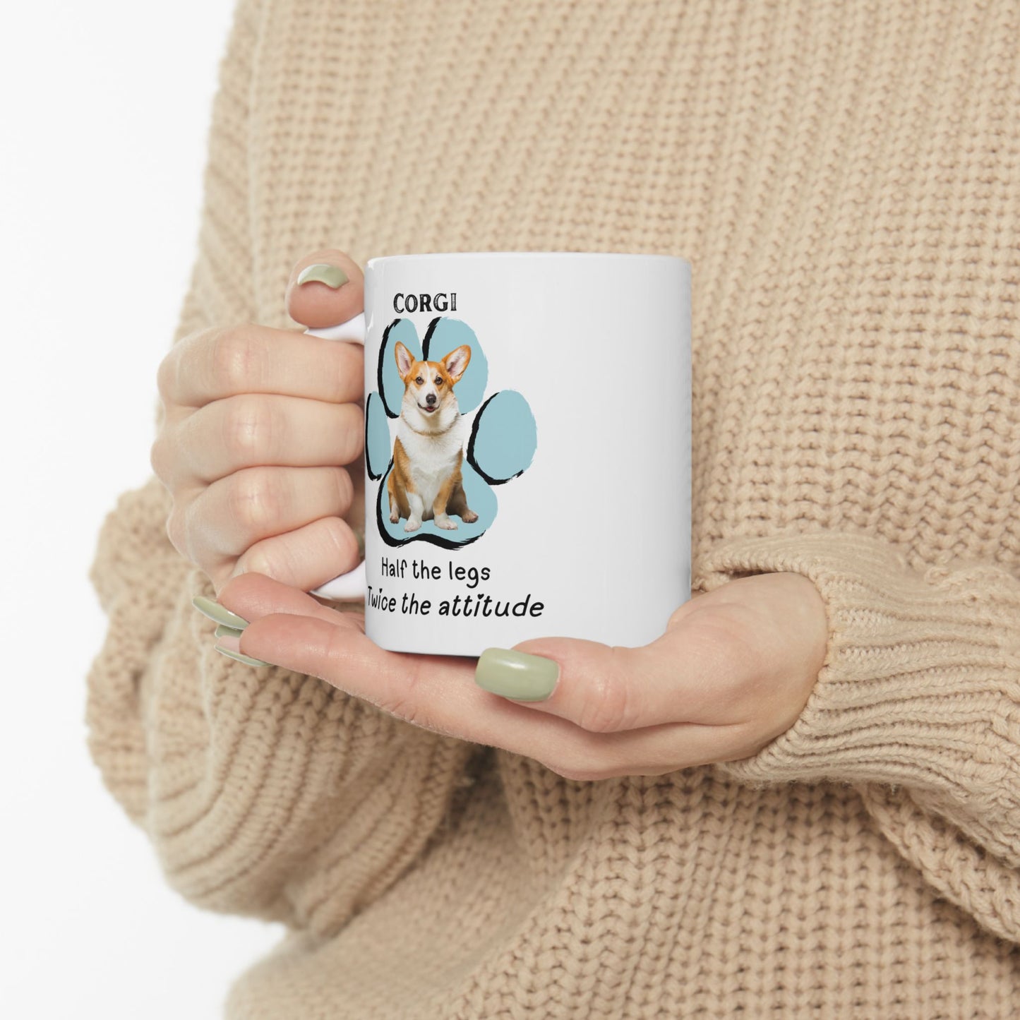 Corgi Half The Legs- Mug