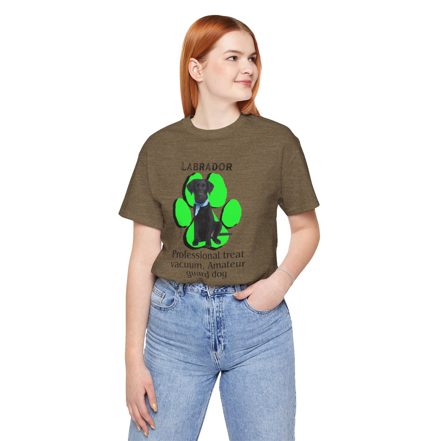 Funny Labrador Dog Tee - 'Professional Treat Vacuum' Humor T-Shirt | Dog Lover T-Shirt | Gift for Pet Owners