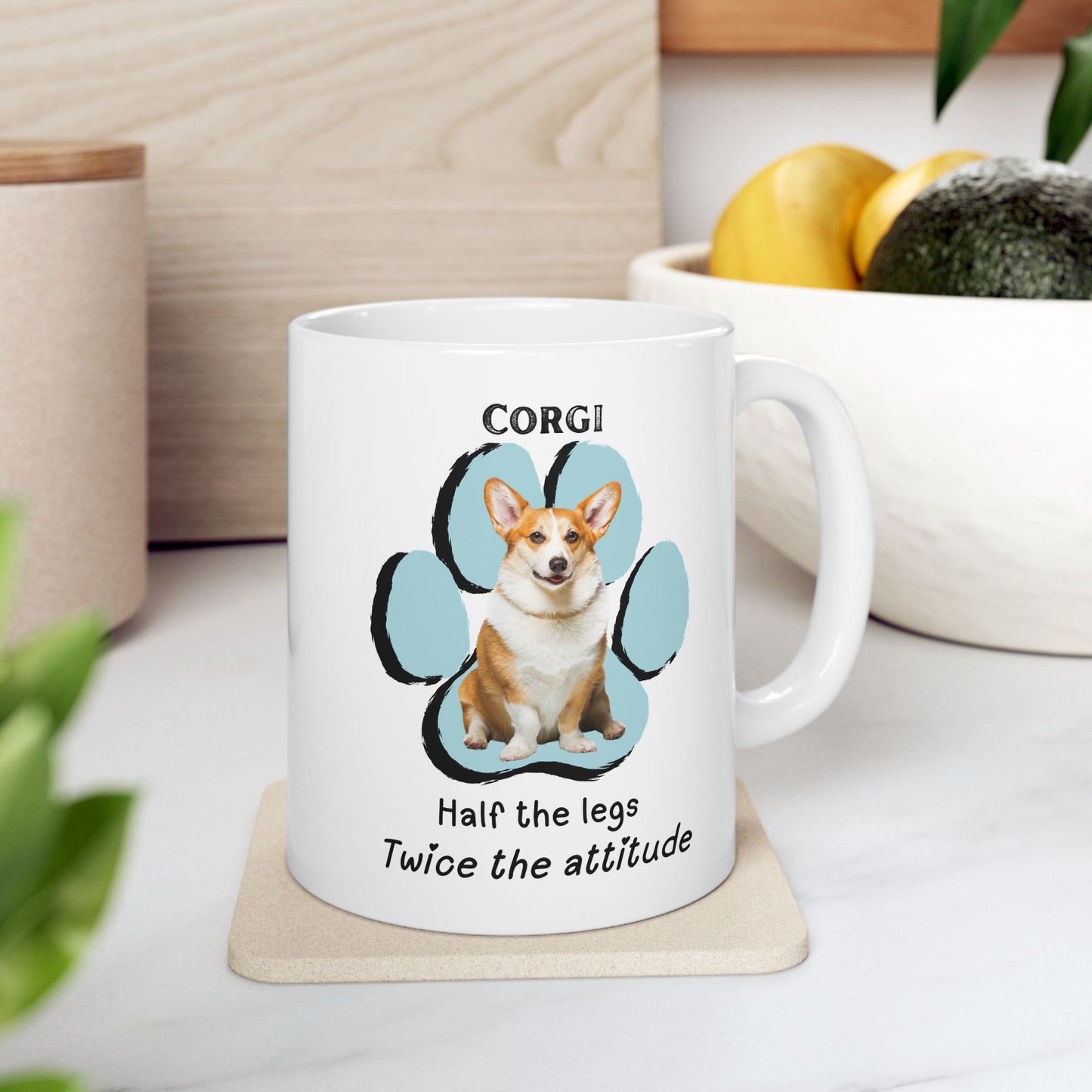 Corgi Half The Legs- Mug