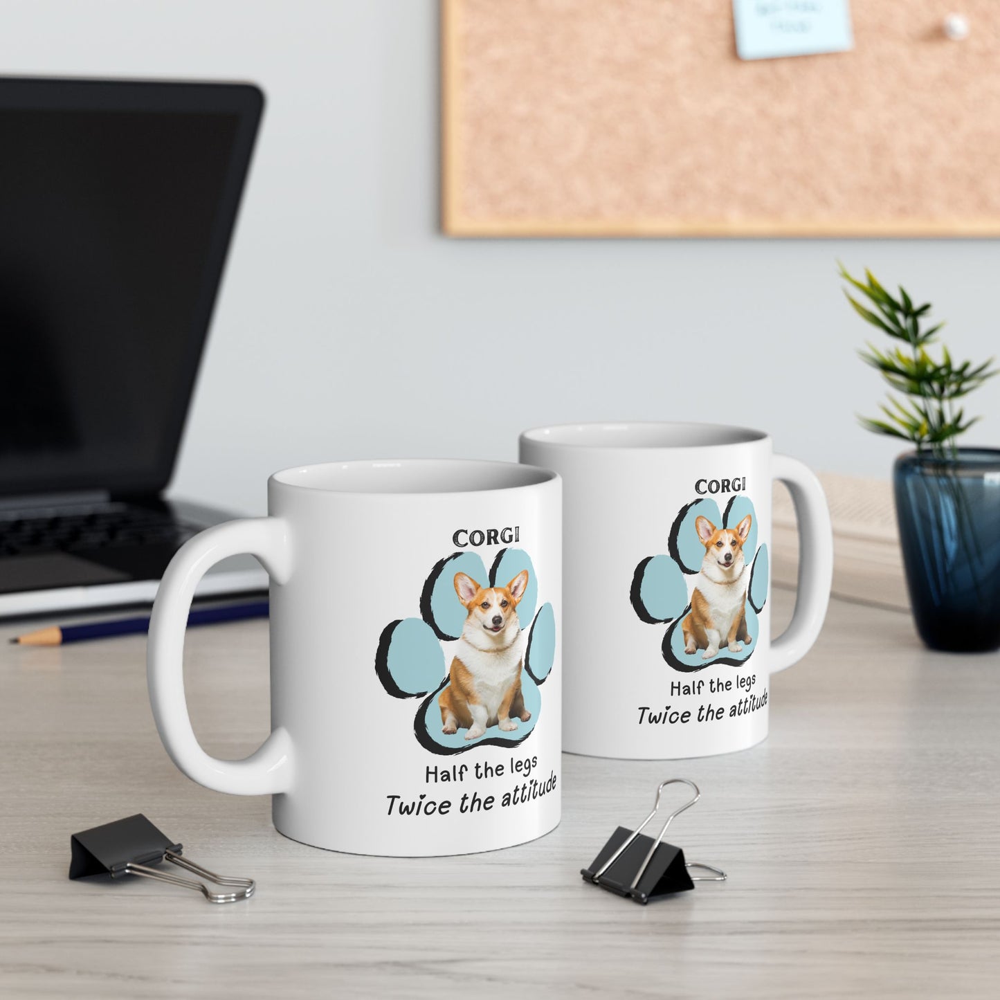 Corgi Half The Legs- Mug