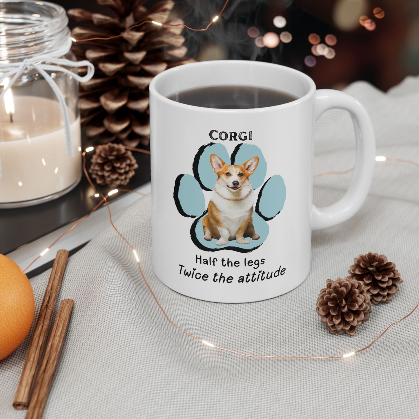 Corgi Half The Legs- Mug