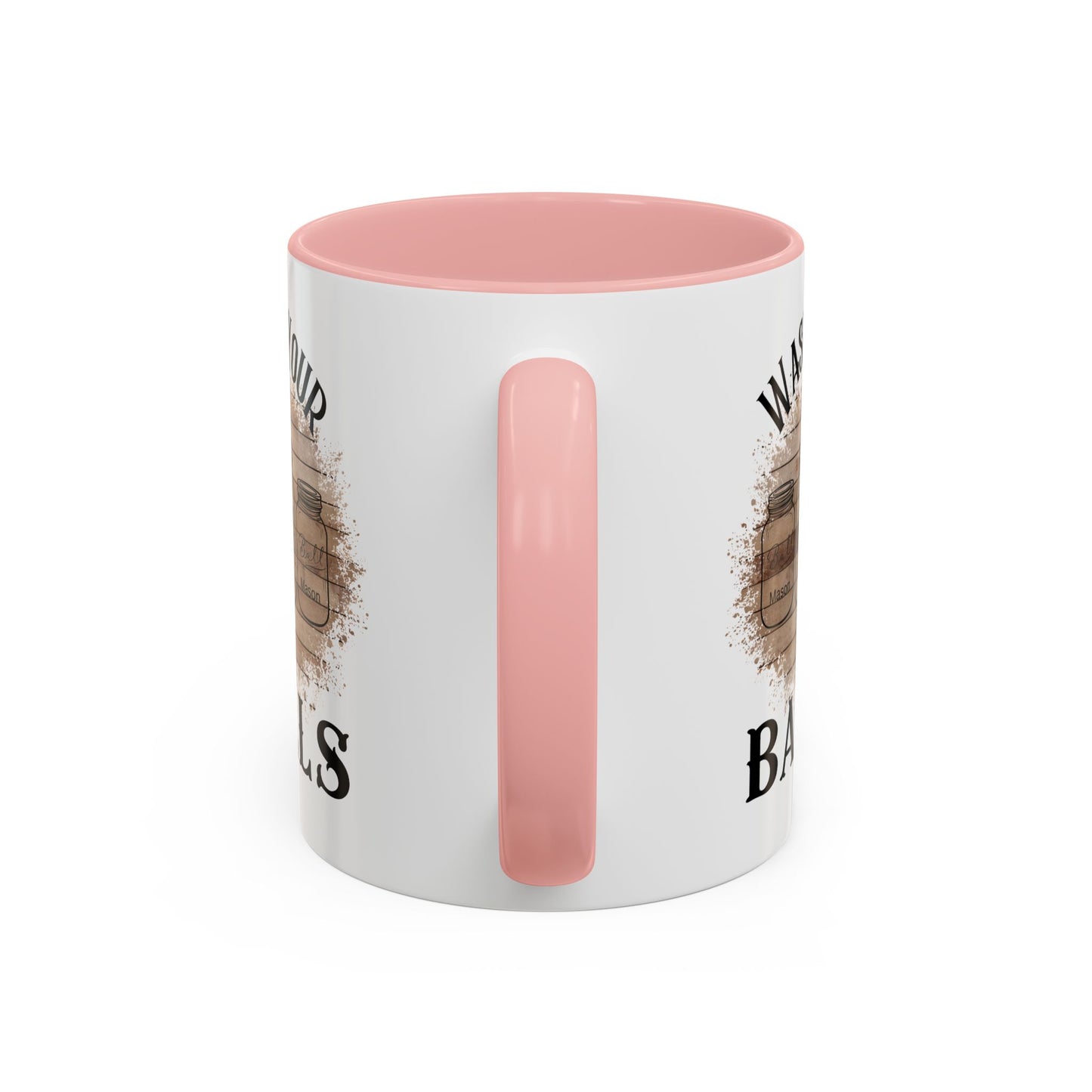 "Wash Your Balls" Wood, Humorous Coffee Mug for Outdoor Lovers, Funny Gift, Wash Your Balls Mug, Coffee Lover Gift, Unique Kitchenware